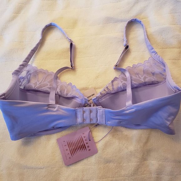 NEW: Savage Not Sorry Half Cup Lace Bra - Picture 2 of 3